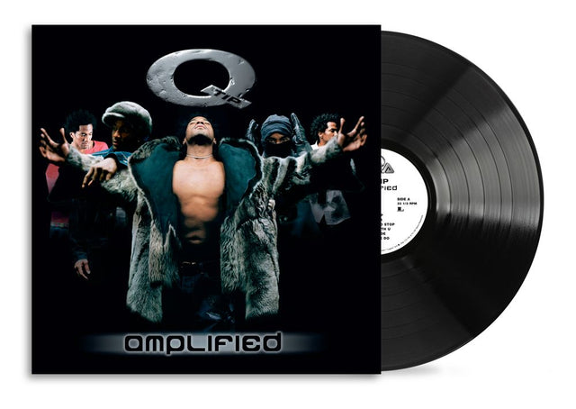 Vinyl record by Q-TIP with a cover featuring a group of people and the title 'Amplified'.