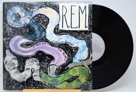 'R.E.M. Reckoning' Vinyl record with a colorful cover 