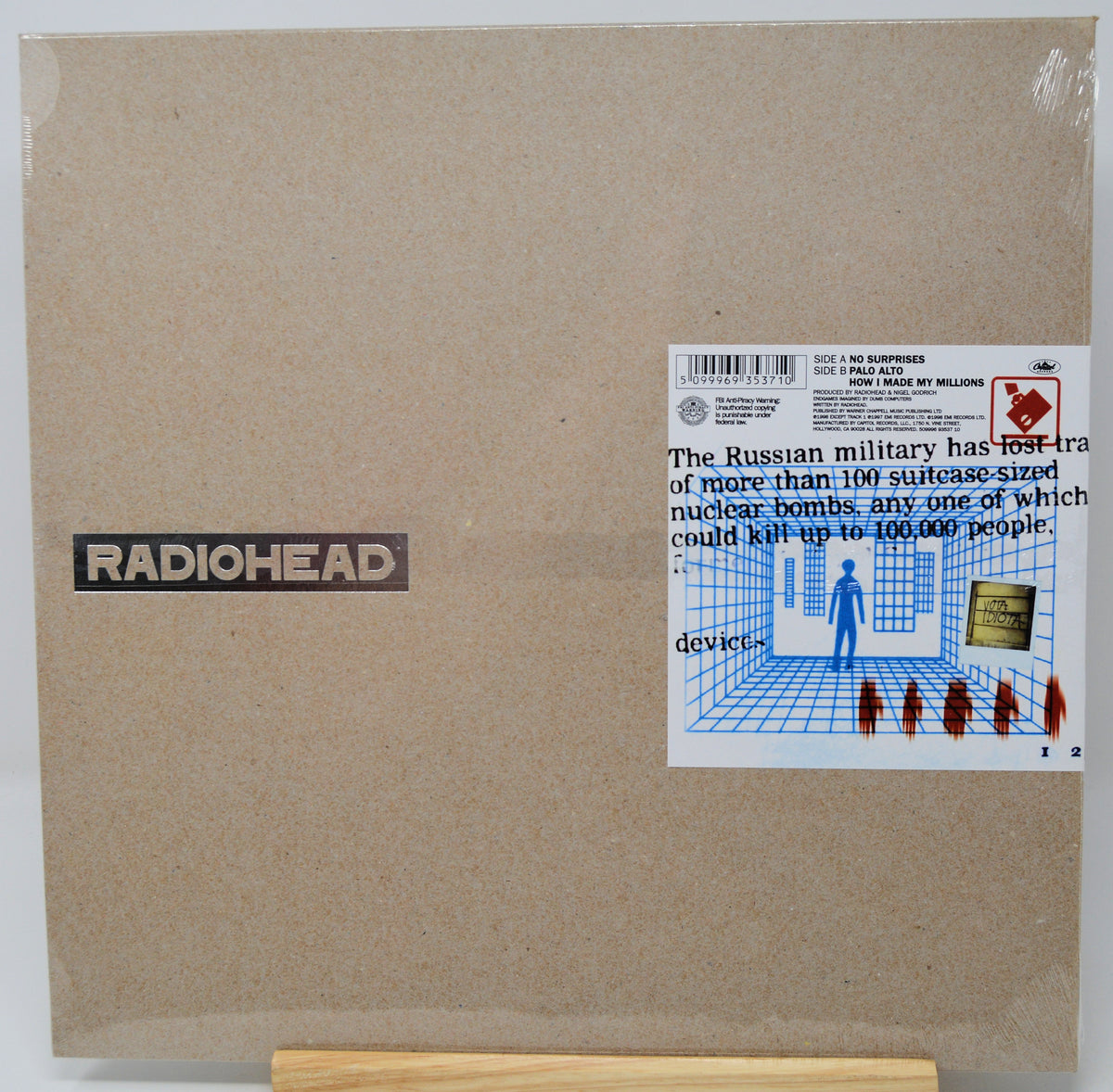 Radiohead ‎–  No Surprises / Palo Alto