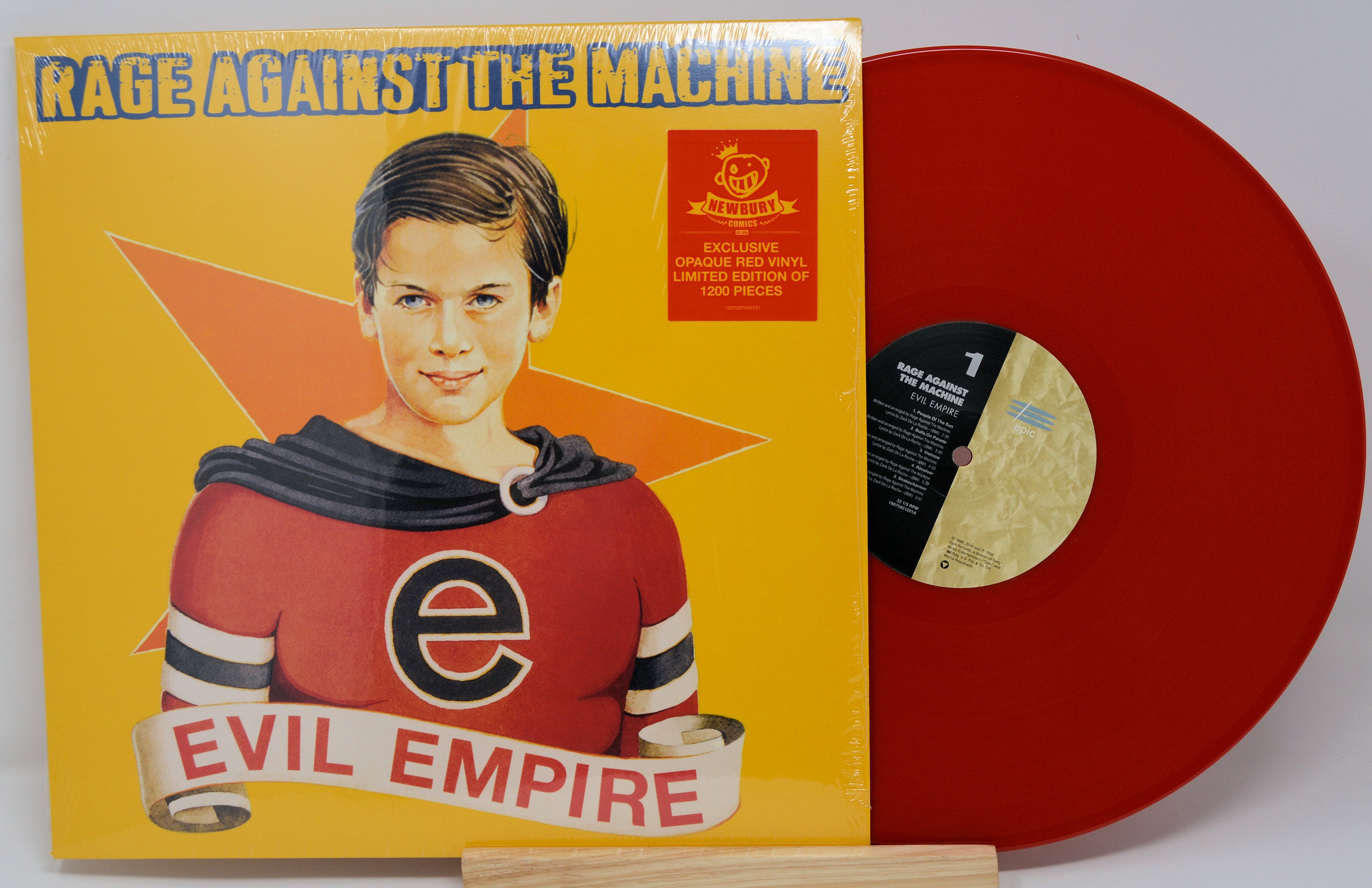 Rage Against The Machine - Evil Empire, Red Vinyl Record Album LP