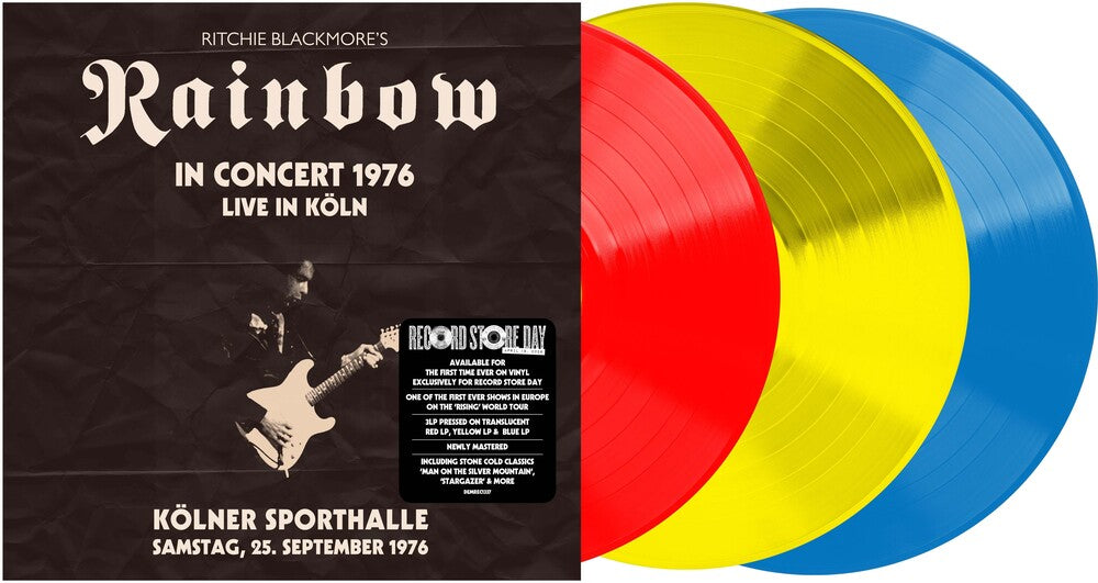 Rainbow - Live From Koln 1976, 3LP Colored Vinyl Record, RSD 2026