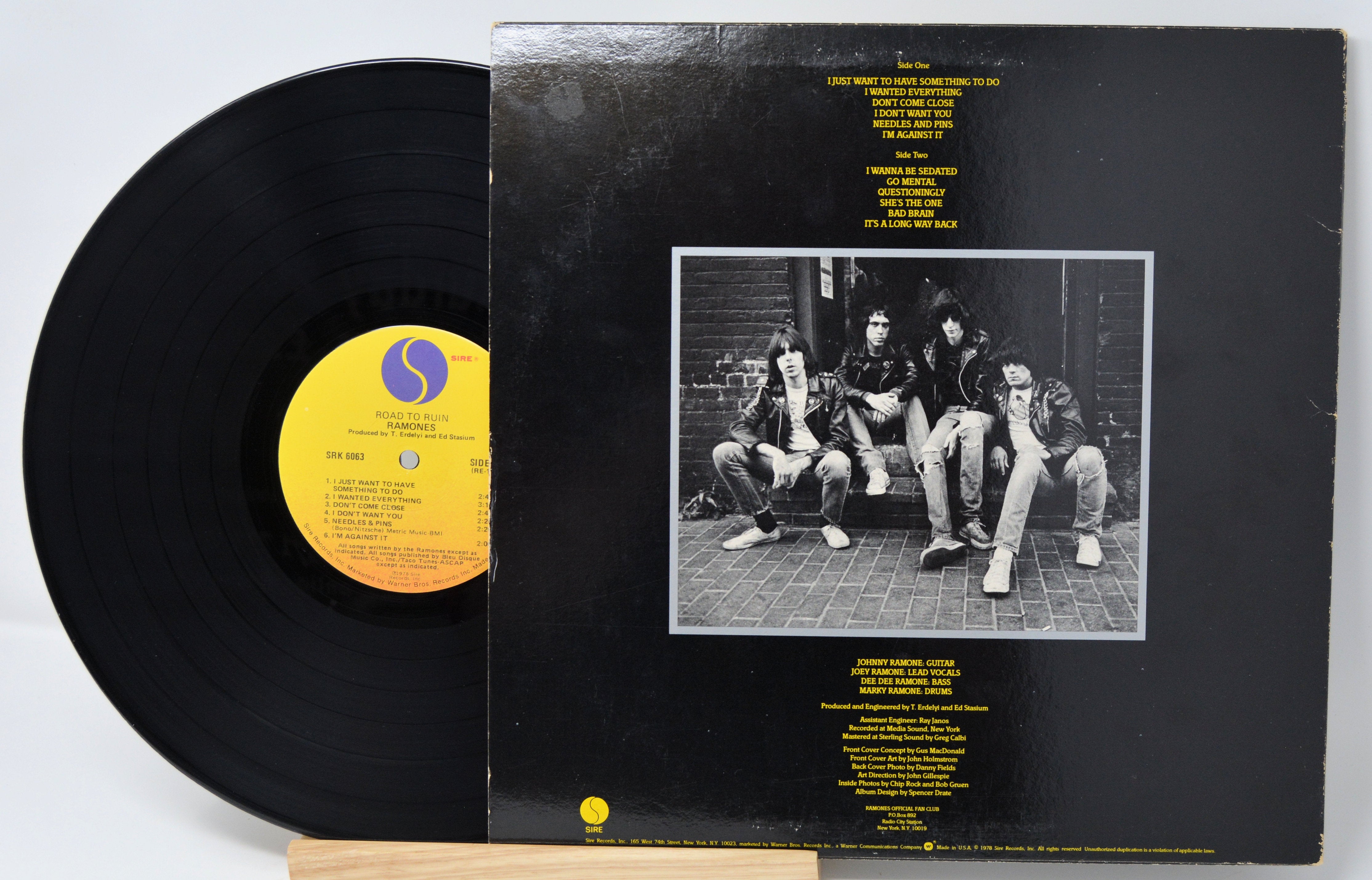 欧LP Ramones Road To Ruin 603497858262 Sire, Rhino Records (2) /00260 Ramones - Road to Ruin - LP – Sky Valley Records