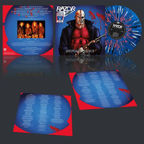 Vinyl record with cover and insert on a reflective surface