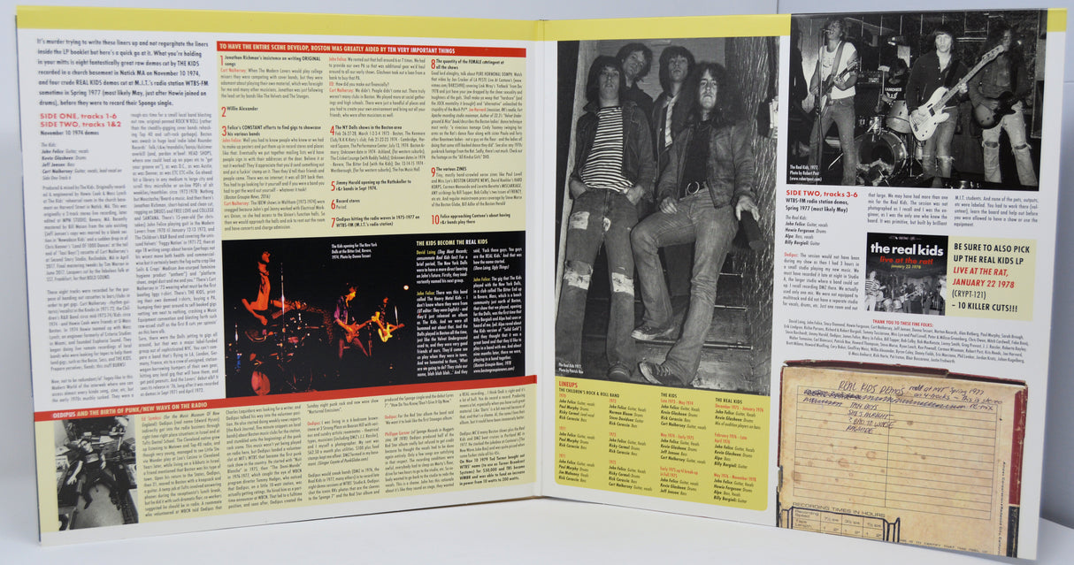 Real Kids - 1974 Demos / 1977 Demos / Live At The Rat