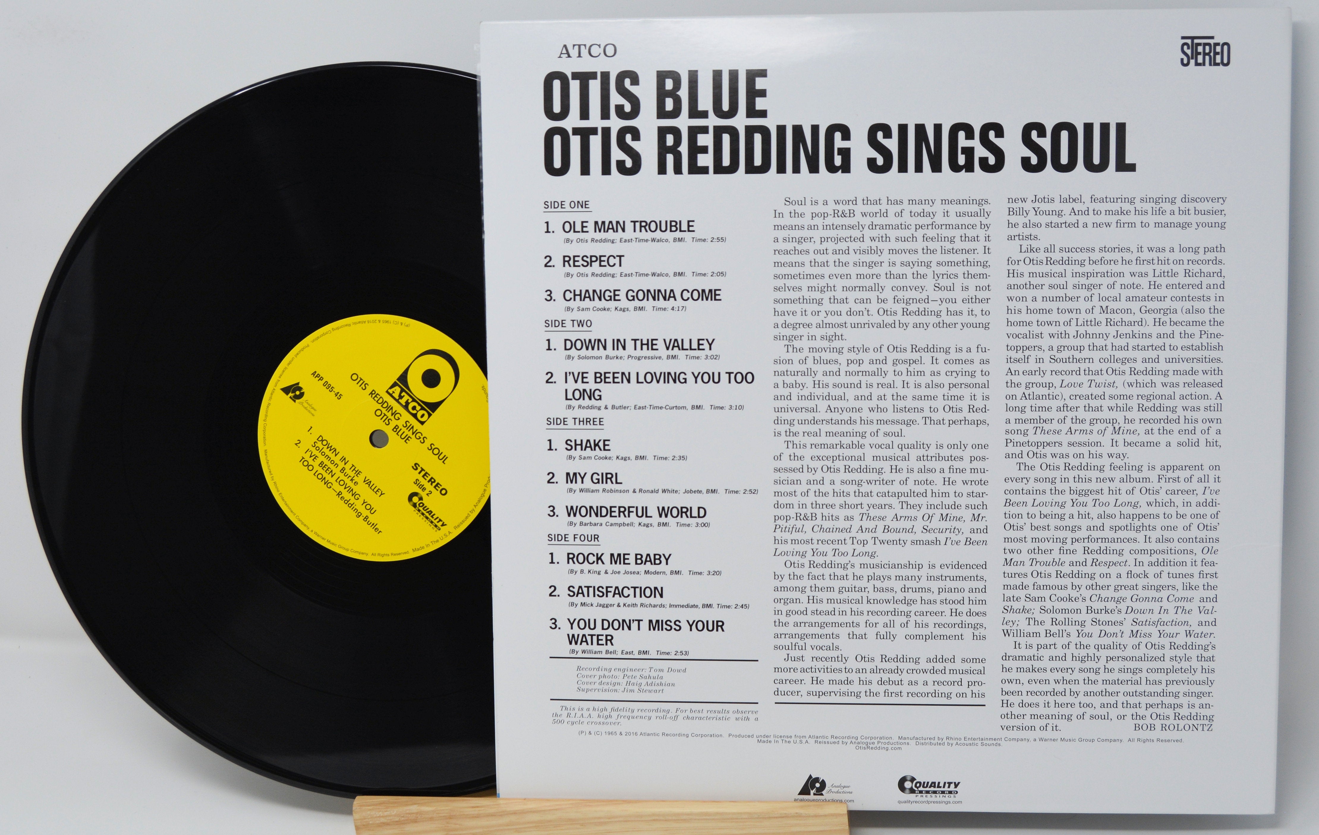 Otis Redding - Otis Blue / Otis Sings Soul, Vinyl Record Album LP