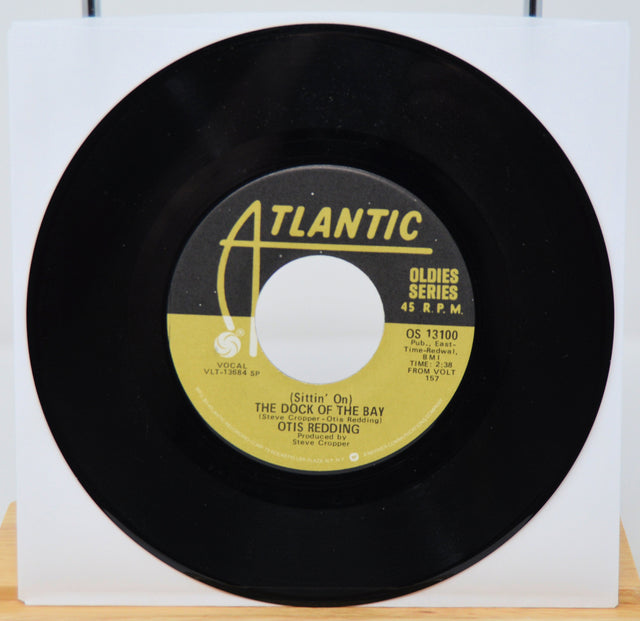 45 RPM record with Atlantic label on a white background