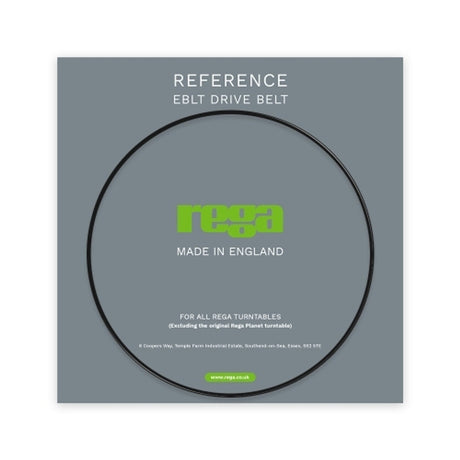 Rega Reference EBLT Drive Belt for Turntables on branded packaging