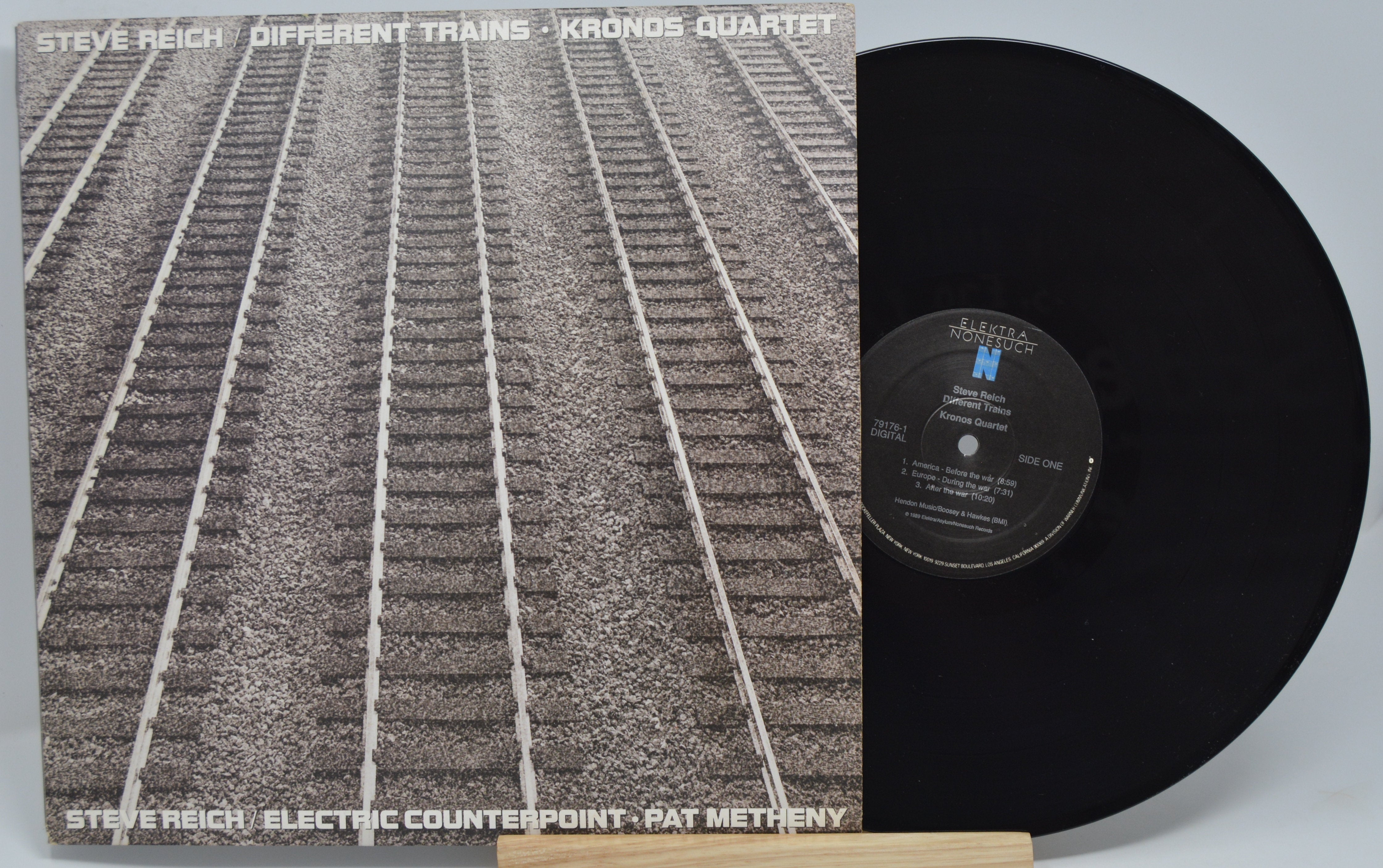 Steve Reich Different Trains Electric Counterpoint Metheny Vinyl Steve reich different trains electric counterpoint metheny vinyl