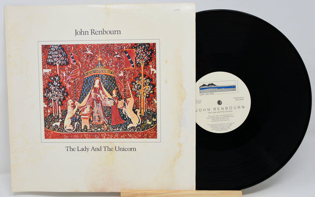 Vinyl record with cover featuring 'The Lady And The Unicorn' by John Renbourn