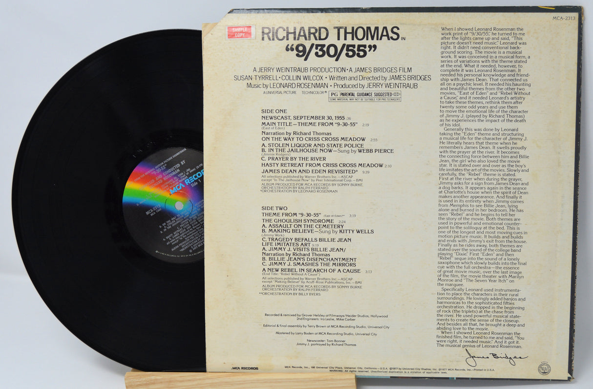 Richard Thomas 9/30/55 - Soundtrack