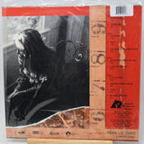 Vinyl record album cover for 'Trouble Man' by Rickie Lee Jones & Tracey Goldry, released by Chicago Productions. The LP is sealed in its original plastic shrink-wrap, showing the front cover artwork on the left and the tracklist/cover art on the right against a red-orange background.