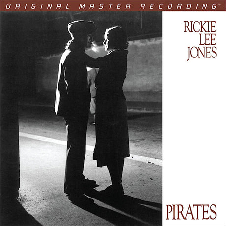 Album cover with a silhouette of two people embracing, featuring the text 'Rickie Lee Jones' and 'Pirates'.