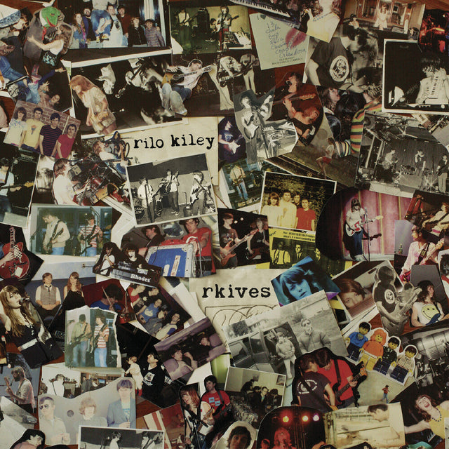 Collage of photos and images with 'rilo kiley' and 'rkives' text.
