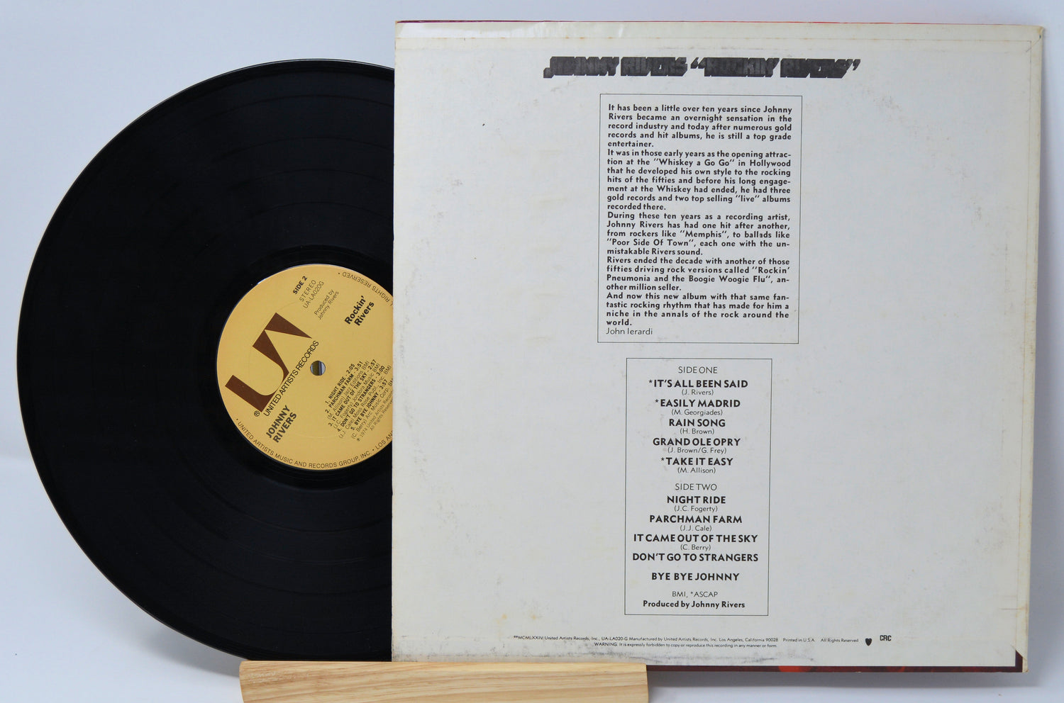 Johnny Rivers - Rockin Rivers, Vinyl Record Album LP – Joe's Albums