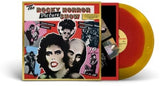 Limited edition Rocky Horror Picture Show soundtrack vinyl with vibrant red and yellow record and original cover art