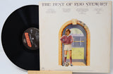 Vinyl record with its cover featuring Rod Stewart on a light gray background