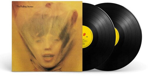 Vinyl records with a cover featuring a face and 'The Rolling Stones' text.