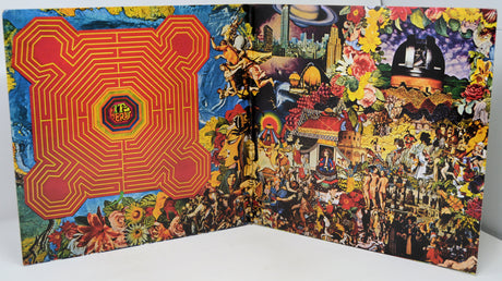 Colorful album cover with intricate design and text
