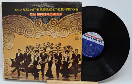 Vinyl record and cover featuring Diana Ross and The Supremes & The Temptations on Broadway