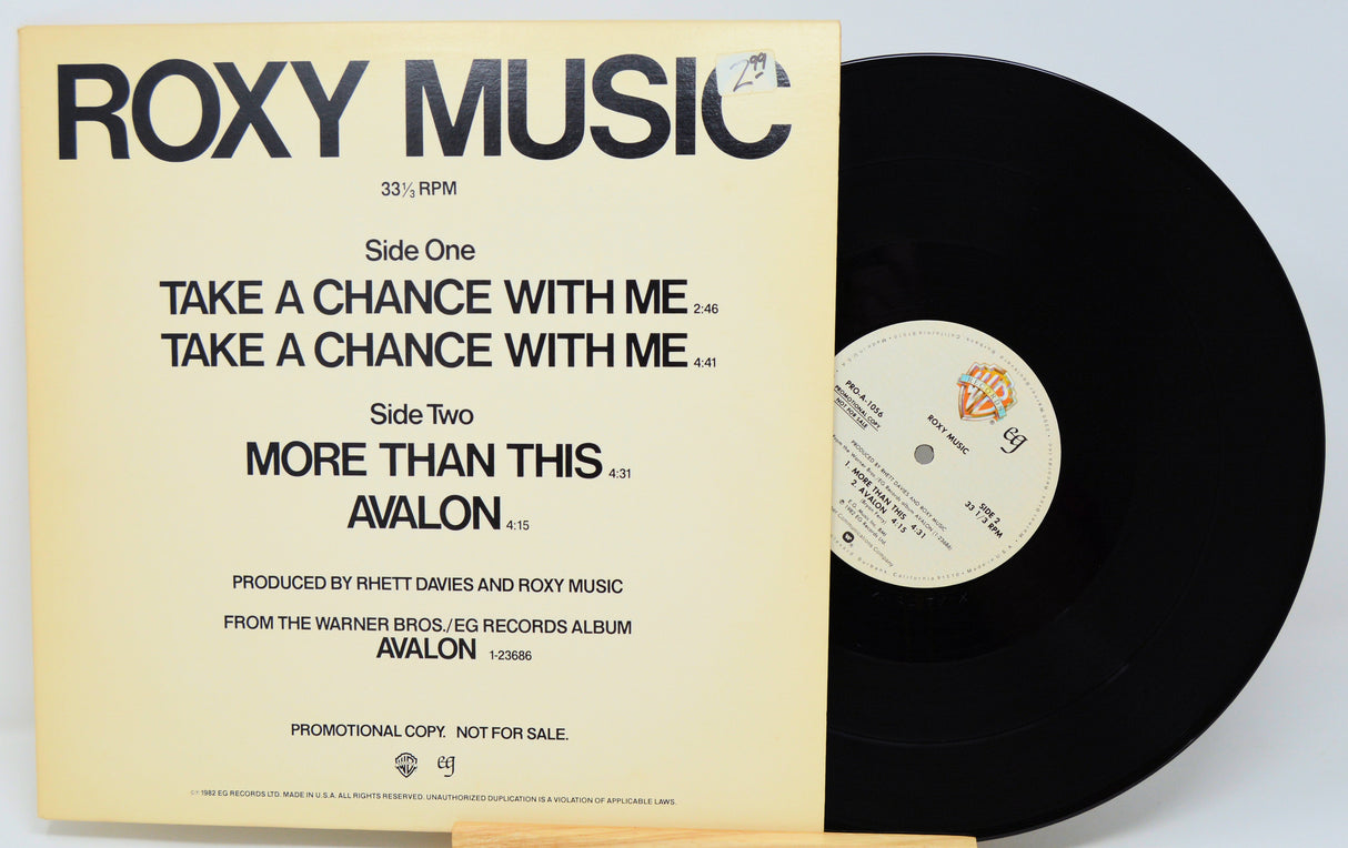 Roxy Music - Take A Chance (12" Promo Single)