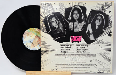 Vinyl record with cover featuring a person in a field