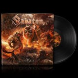 Sabaton Legends vinyl record with epic album cover art depicting ancient warriors and a pharaoh