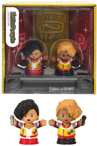 Little People Collector Salt-N-Pepa figures in display box and out of packaging