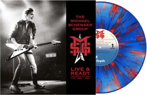 Vinyl record with a cover featuring a guitarist and text 'The Michael Schenker Group'.
