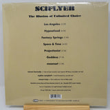 Back cover of a Schflyer album with tracklist and design elements.