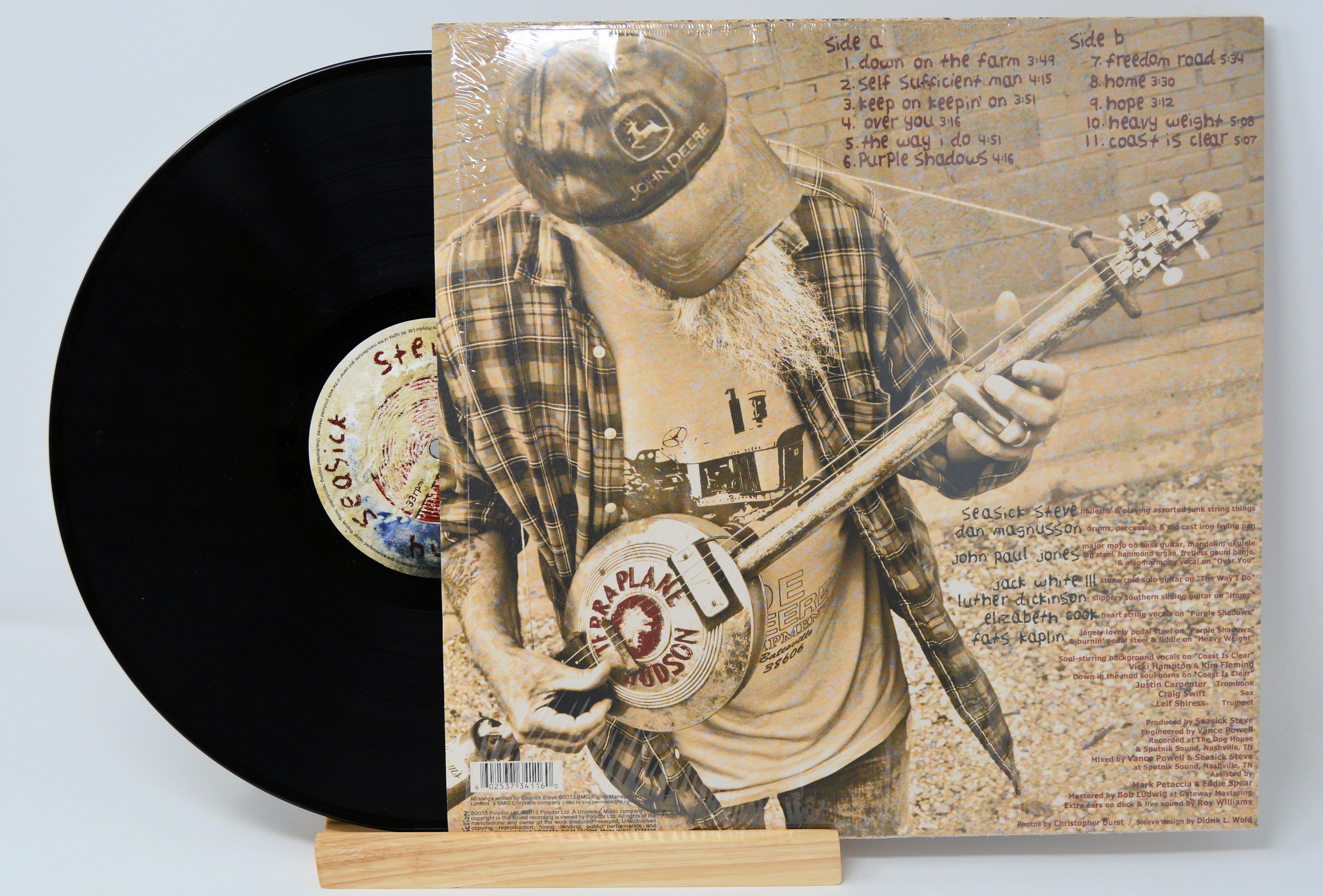 Seasick Steve Hubcap Music, Vinyl Record Album LP, Blues Joe's Albums