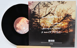Vinyl record with cover featuring a sunset and text