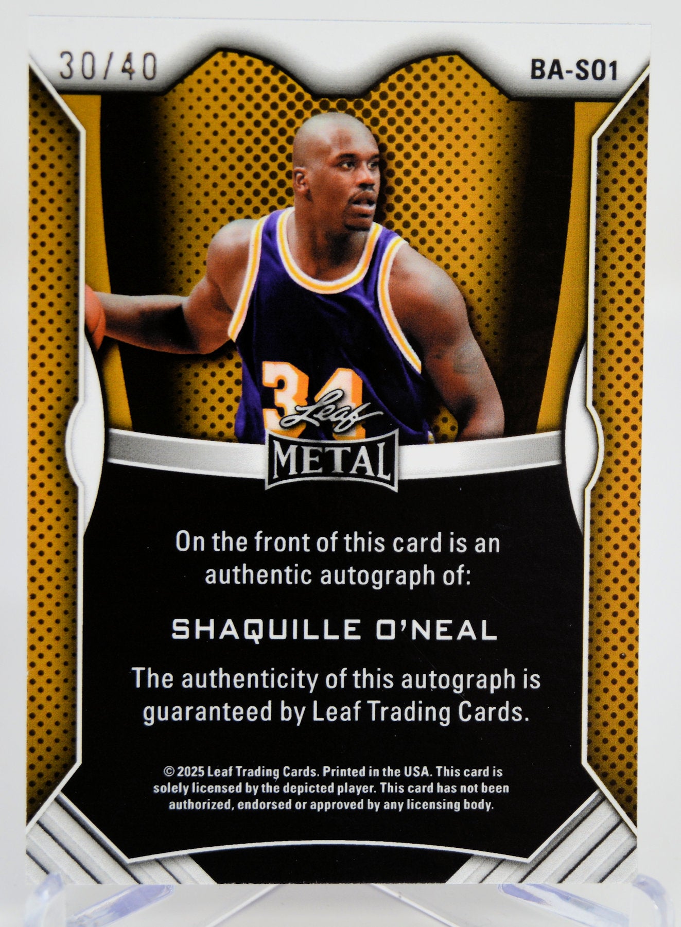 Shaquille O'Neal - Autograph 2026 Leaf Metal