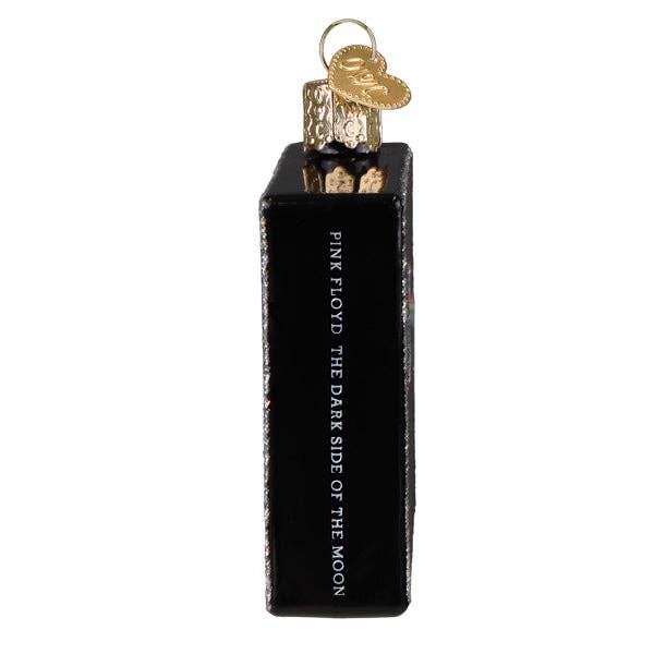 Side view showing the title 'Pink Floyd The Dark Side of the Moon' on the ornament
