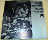 Front cover of Silver Blue featuring black-and-white photos of jazz musicians and album credits