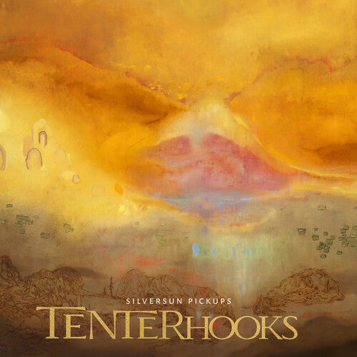 Album cover for 'Tenterhooks' by Silversun Pickups with abstract design and text.