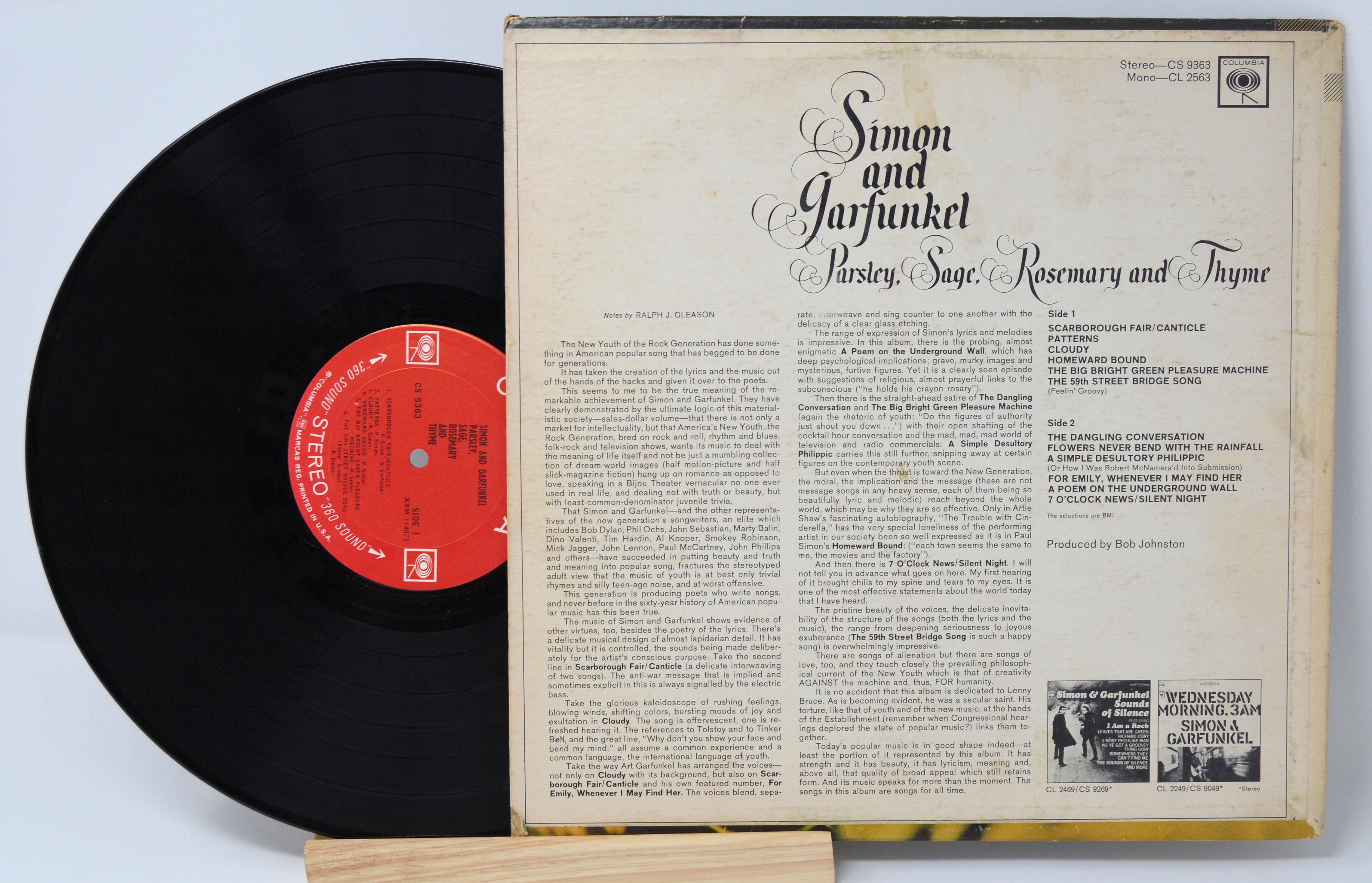 Simon & Garfunkel Parsley, Sage, Rosemary And Thyme, Vinyl Record LP