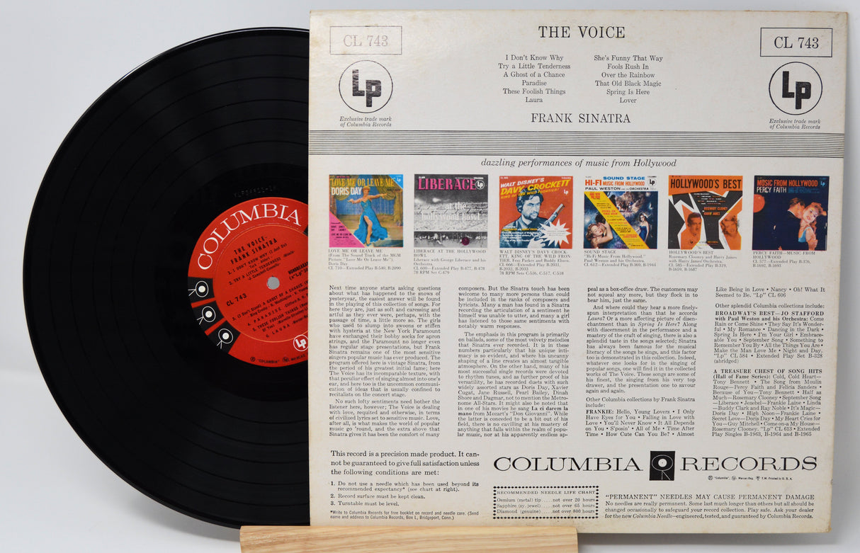 Frank Sinatra - The Voice, Vinyl Record Album LP, Columbia CL 743