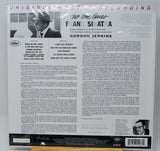 The back cover of a Frank Sinatra and Gordon Jenkins vinyl record album, showing track listings, printed text, and a barcode on a white background.