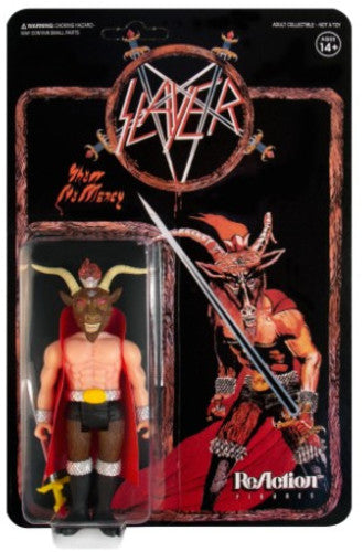 Slayer Show No Mercy Minotaur ReAction collectible figure in original retro packaging