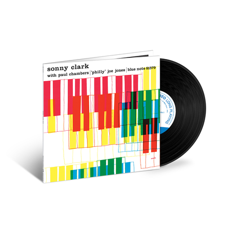 Vinyl record with a colorful cover featuring Sonny Clark's name and album details.