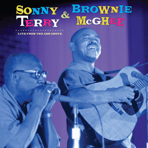 Album cover featuring two musicians with text 'Sonny & Brownie Terry McGhee Live from the Ash Grove'.