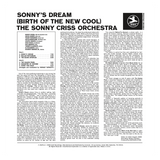 Back cover of Sonny's Dream (Birth of the New Cool) by The Sonny Criss Orchestra with credits and liner notes