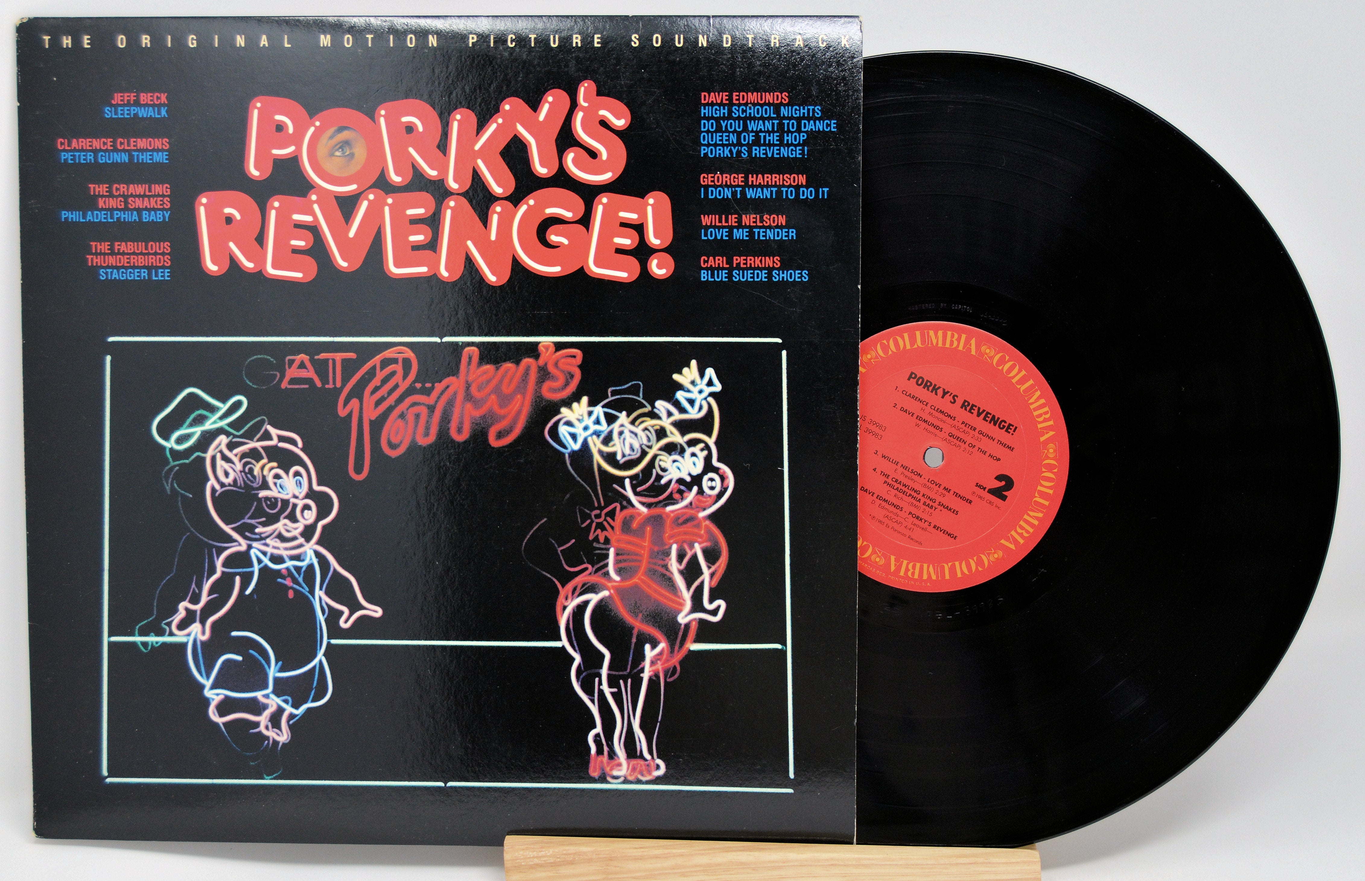 Soundtrack Porky's Revenge, Vinyl Record Album LP, Columbia Joe's