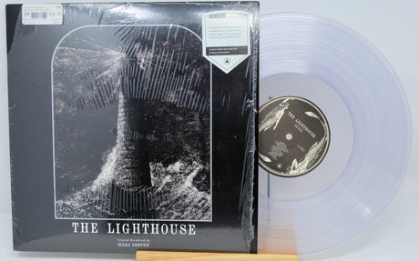 Vinyl record with 'The Lighthouse' cover and clear vinyl disc.