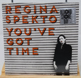 Vinyl record cover with text 'Regina Spektor You've Got Time' and a barcode.