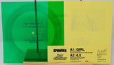A vintage Joy Cleaner powder cleaning kit box showing two circular green and yellow powder discs, labeled A1: Girl (6.5 oz) and A2: 6.