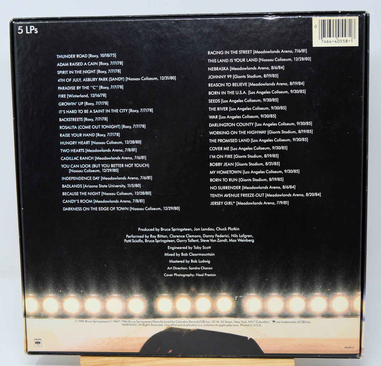 Springsteen, Bruce - Live 1975-85