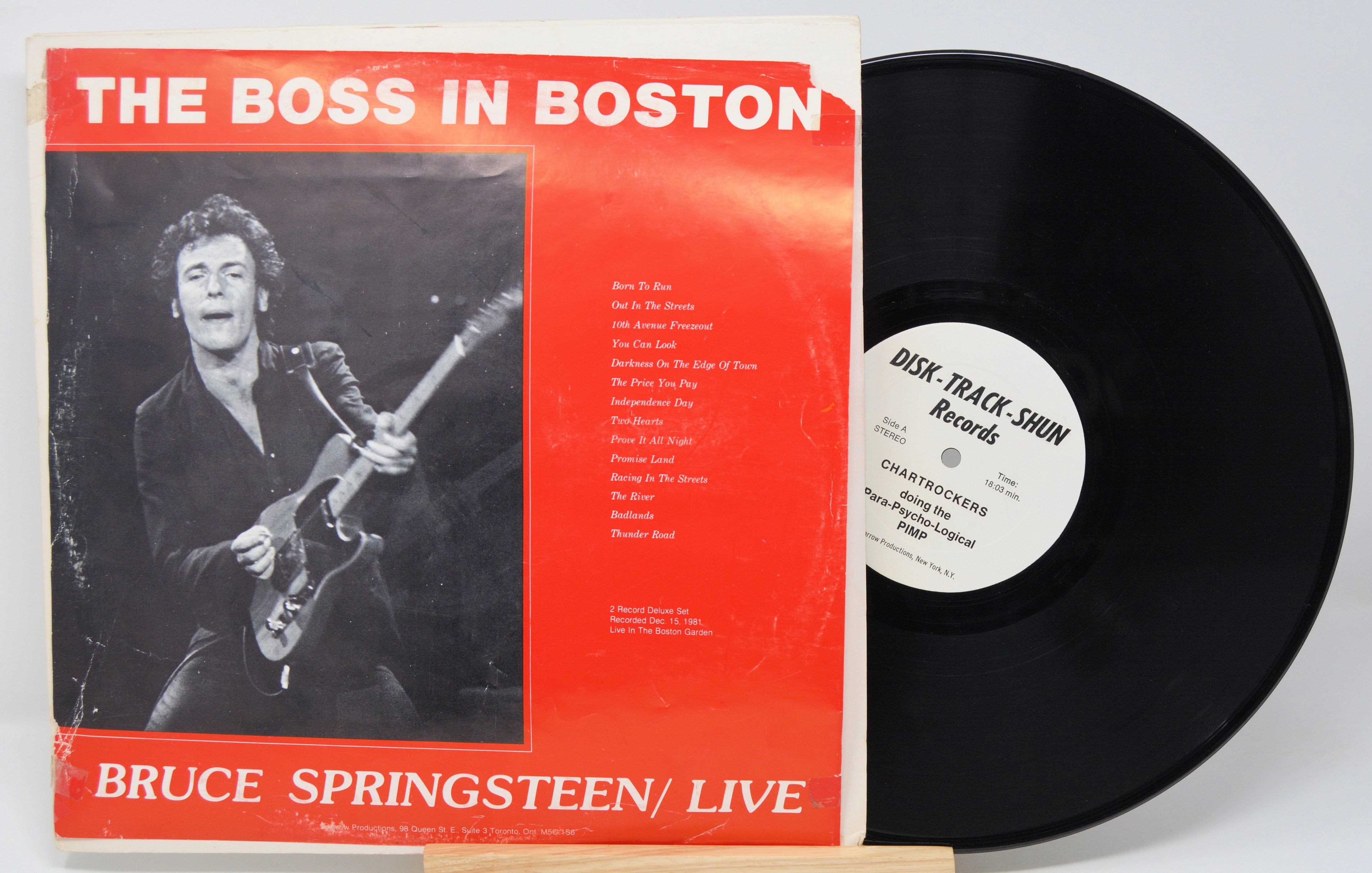 Bruce Springsteen - The Boss In Boston, Vinyl Record Album 2LP