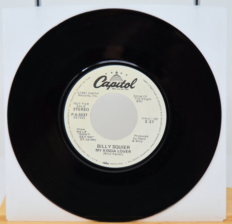 Vinyl record with Capitol Records label on a white background