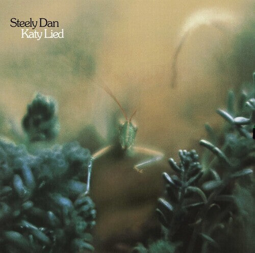 Cover art for Steely Dan Katy Lied featuring a close up blurry shot of a green bug.